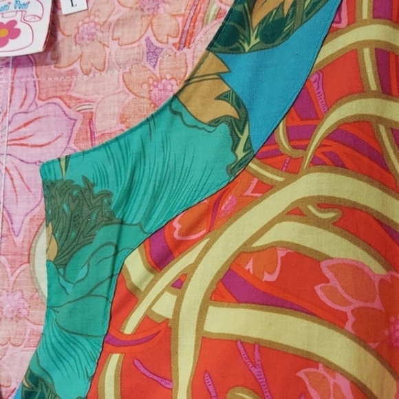 Chatti Patti colorful print tunic top Large - Picture 3 of 8